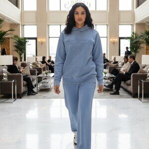 Adidas 2 PC Track Suit Set Ash‎ Blue Men's S / Women’s M KR4213/KS6932